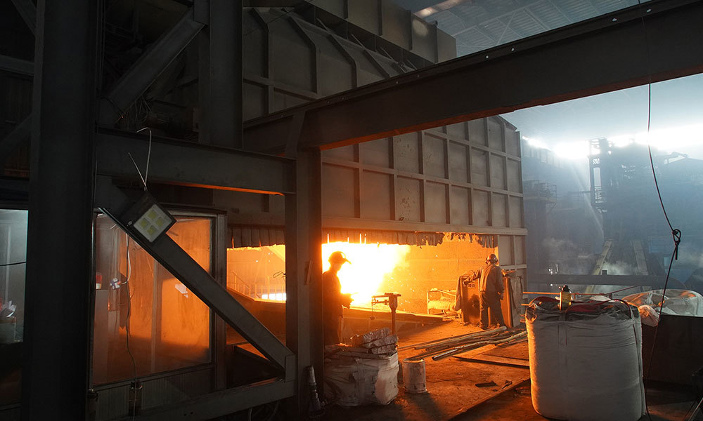 High temperature metal abrasives smelting furnace